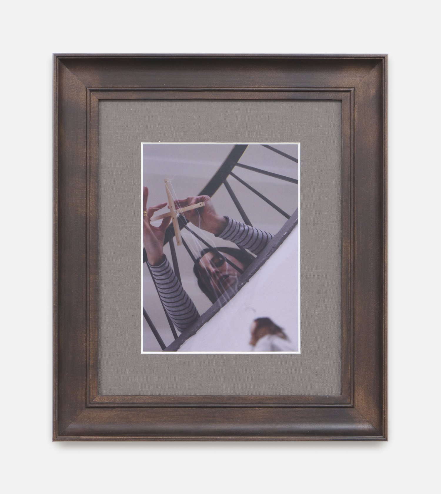 staircase, audience, performer, fabric on ceiling