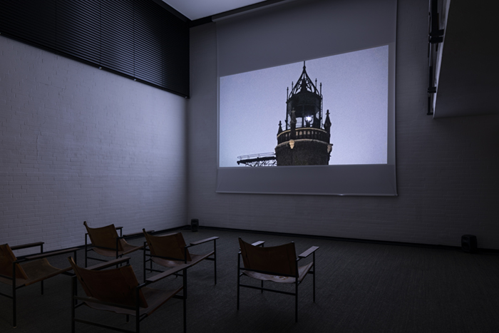 Projection in dark space