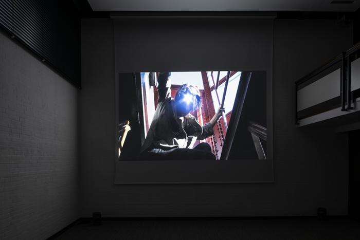 Projection in dark space